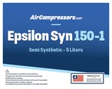 Thumbnail of Epsilon Syn 150 5 liters semi synthetic air compressor oil product label